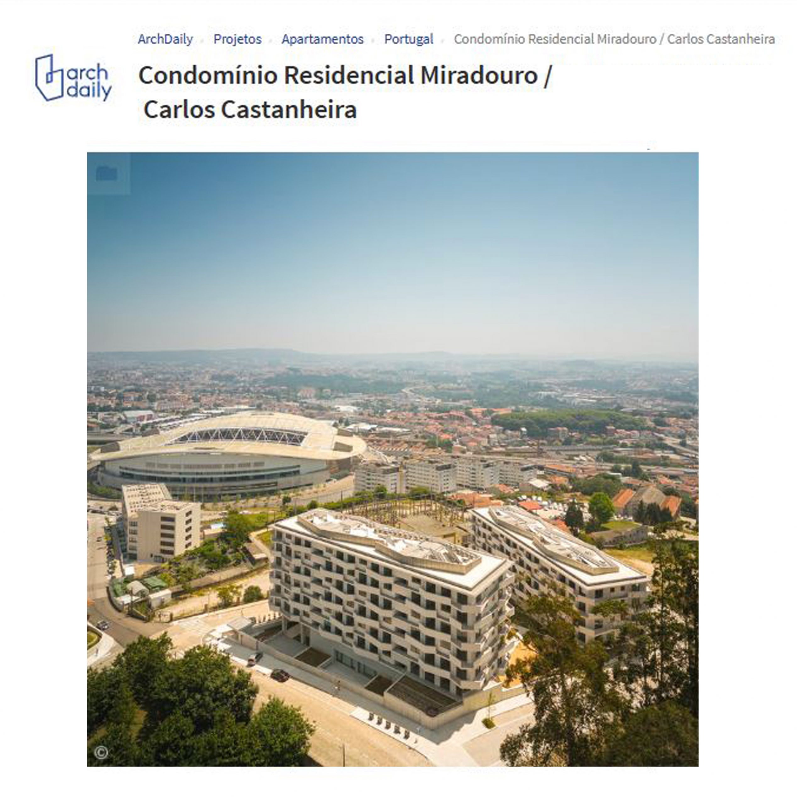 Archdaily – 19/08/23 – Miradouro Residences