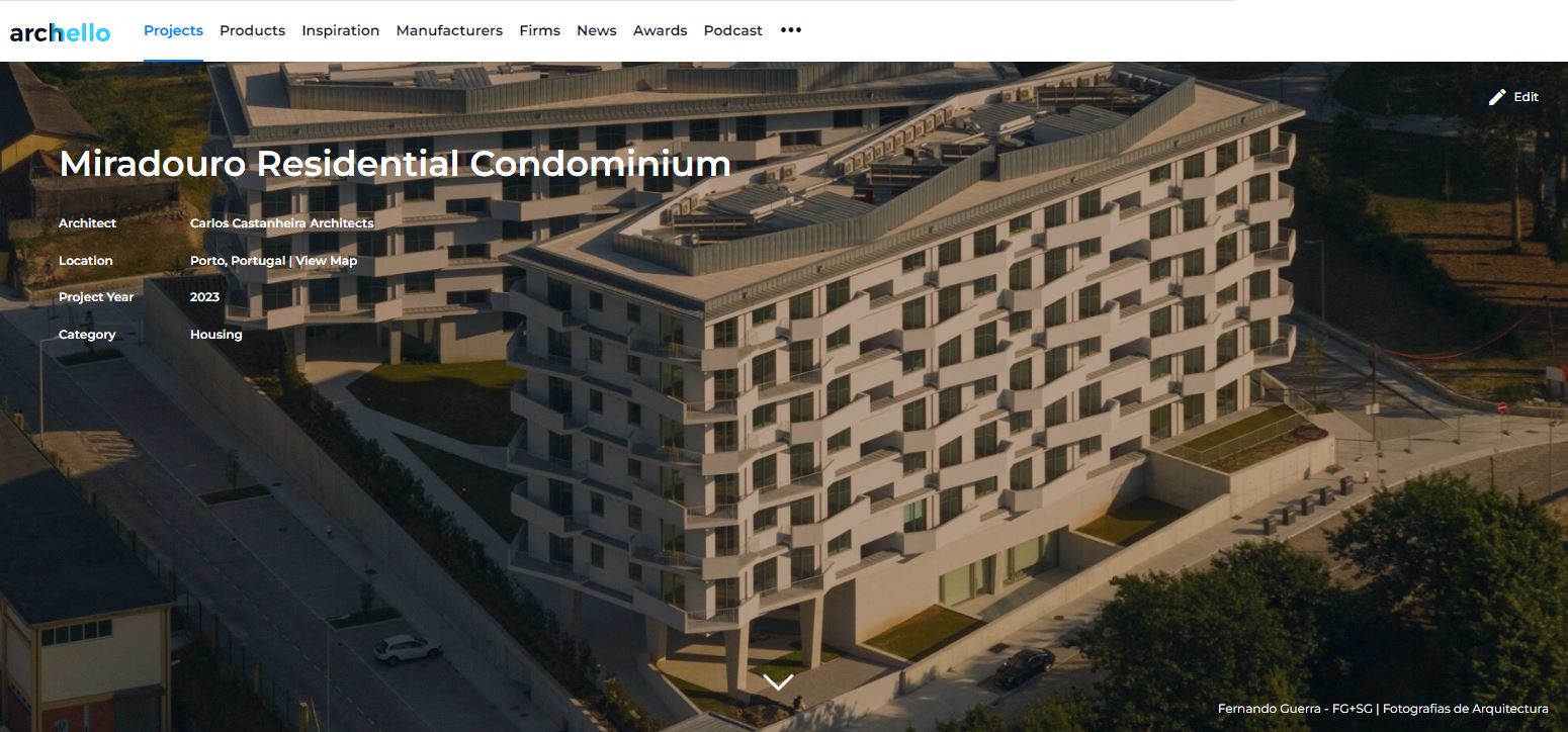 Archello – 12/2024 – Miradouro Residences