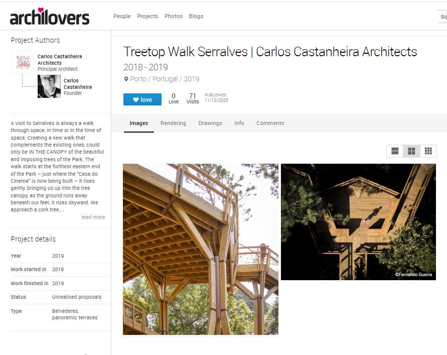 Archilovers – 13/11/25 – Treetop Walk