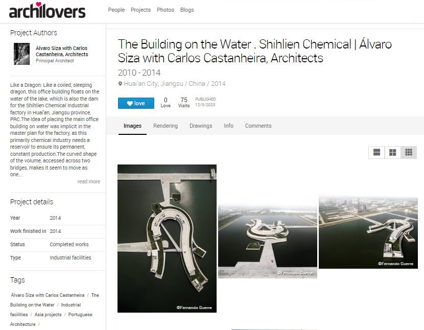 Archilovers – 12/05/25 – The Building on the Water
