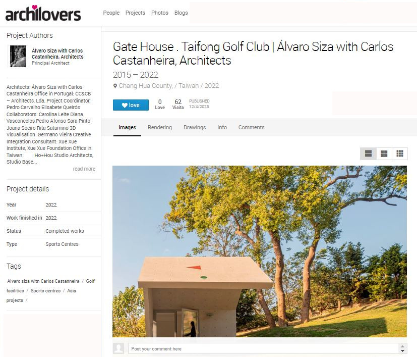 Archilovers – 12/04/25 – Gate House .TFGC